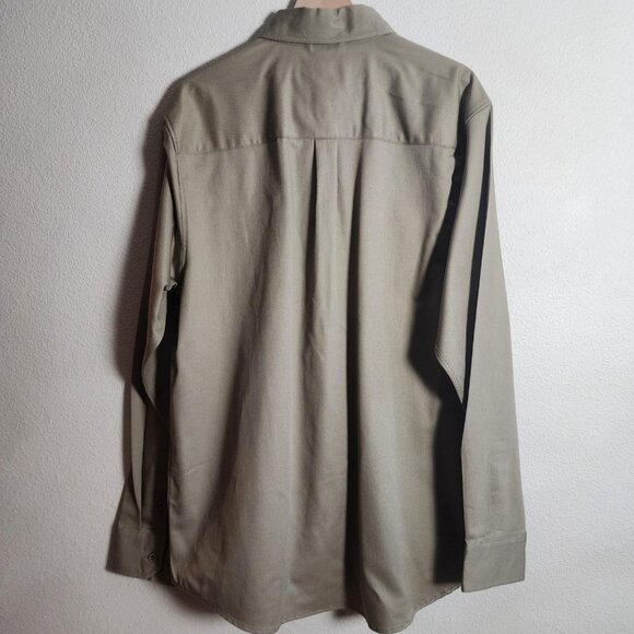 Dixxon Flame Resistant Work Shirt Mens XL Khaki FR Button Down CAT2 NFPA 2112 - Picture 9 of 11